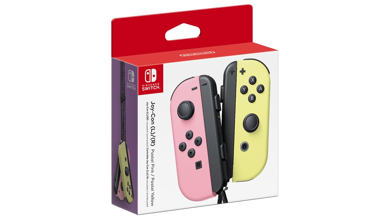 Joy-Con™ (L)/(R) Pastel Pink / Pastel Yellow - Nintendo Official Site